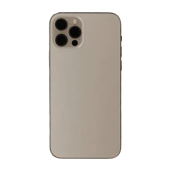 iPhone 12 Pro Baksida med Komplett Ram OEM - Guld Guld
