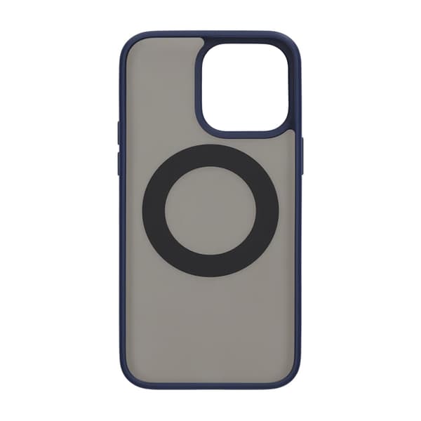 Matte case 360 ​​rotating bracket Mobile Phone Case For iPhone 14 Pro Max Blue Blå