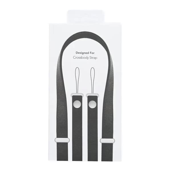 Crossbody Strap för iPhone mobilskal - Svart Svart