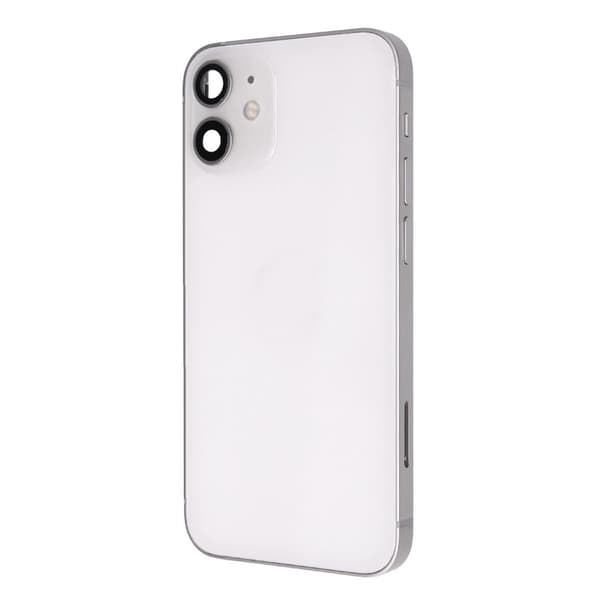 iPhone 12 Mini Baksida med Komplett Ram - Vit Vit