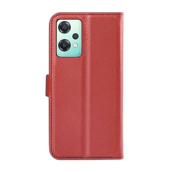OnePlus Nord CE 2 Lite Plånboksfodral med Stativ - Brun Brun