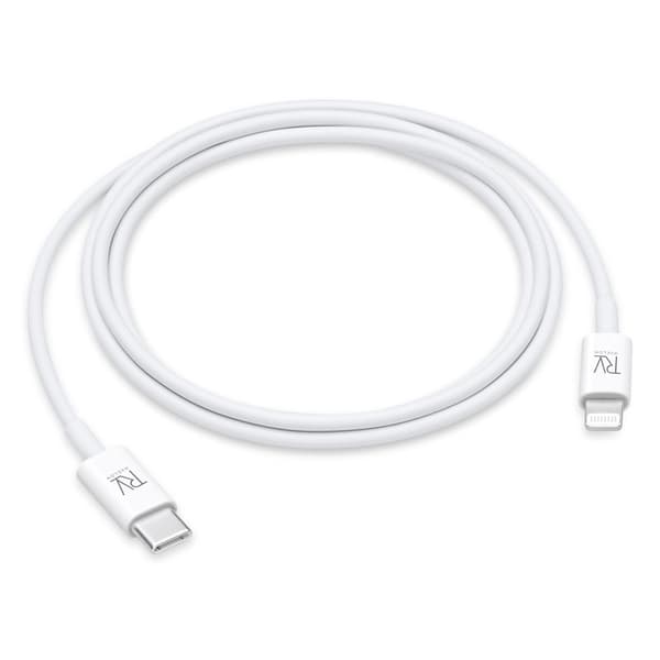 Rvelon USB-C till Lightning Kabel 1m Vit