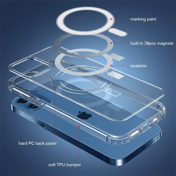 Magsafe Case iPhone 12 Mini - Transparent Transparent