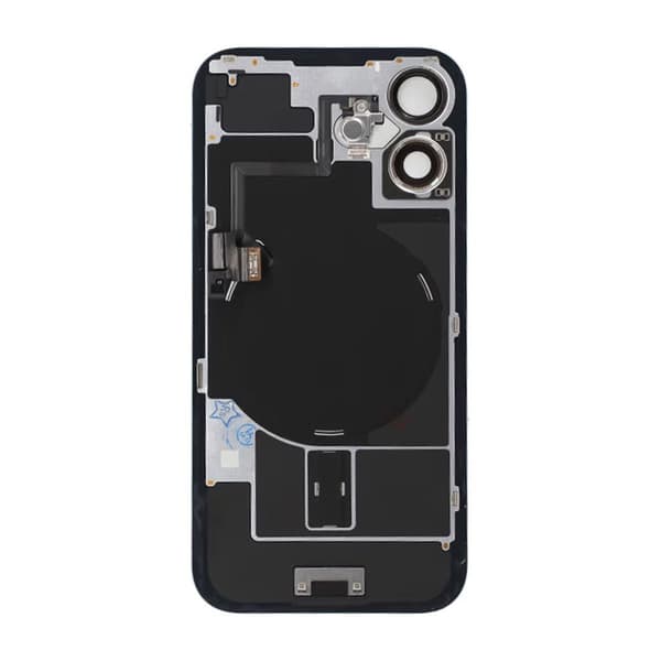 iPhone 16 Baksida Glas - Svart Svart
