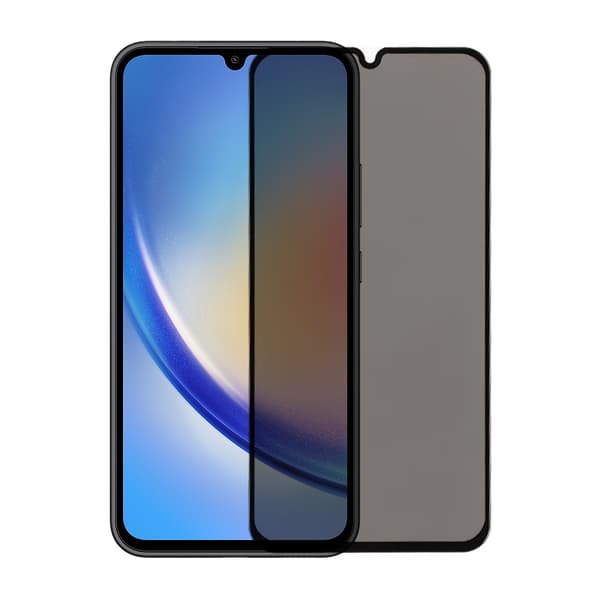 Screen Protector Samsung A34 5G SM A346 Privacy Full Cover Tempered Glass Bulk