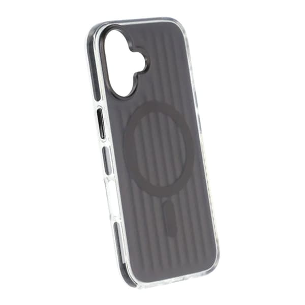 Mobile Case Corrugated Magsafe for iPhone 17 - Black Svart
