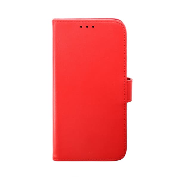 iPhone 14 Plus Plånboksfodral Läder Rvelon - Röd Röd