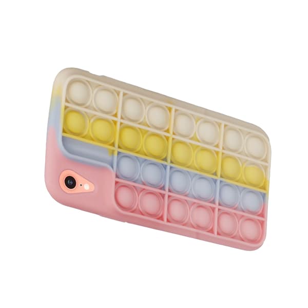 Pop it Mobile Case - iPhone XR - Pink/White Rosa