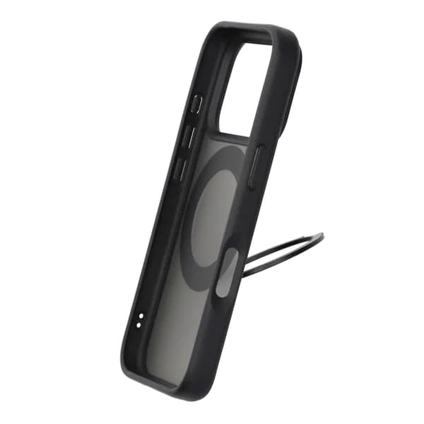 Mobile Case Rotating Magnet Stand for iPhone 17 Pro - Black Svart