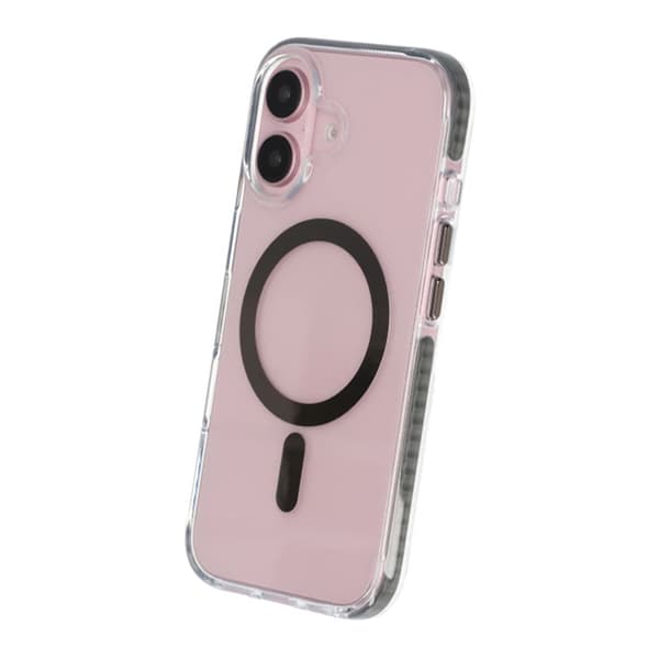 iPhone 16 Mobilskal Magnet Dubbelskydd - Grå Grå