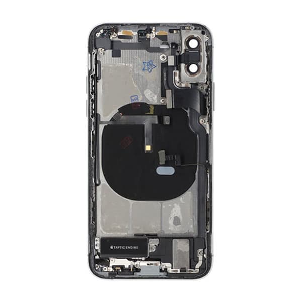 iPhone XS Baksida med Komplett Ram - Vit Vit