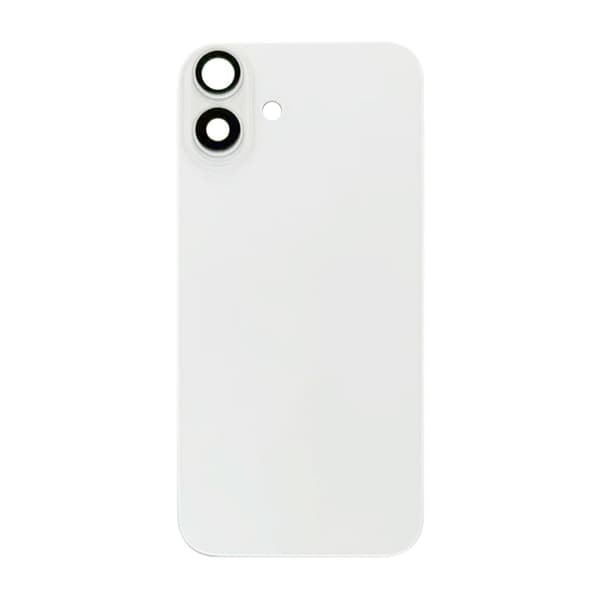 iPhone 16 Baksida Glas med Magnet och Kameralins - Vit Vit
