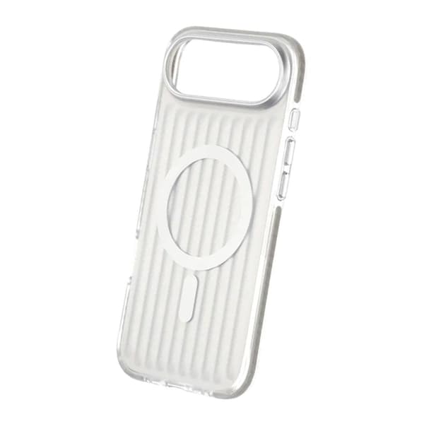 Mobilskal Korrugerad Magsafe för iPhone Air - Silver Silver