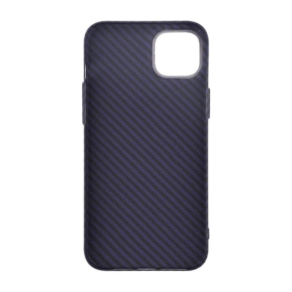 iPhone 15 Plus Carbon Fiber Phone Case - Purple Lila