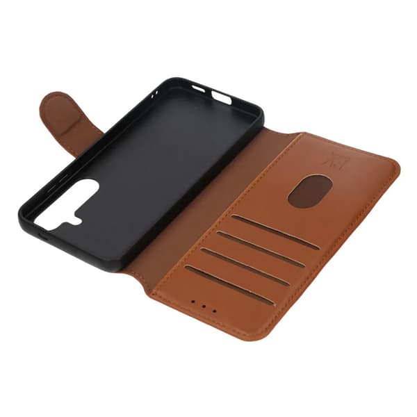 Samsung Galaxy S24 Wallet Case Rvelon - Brown Brun