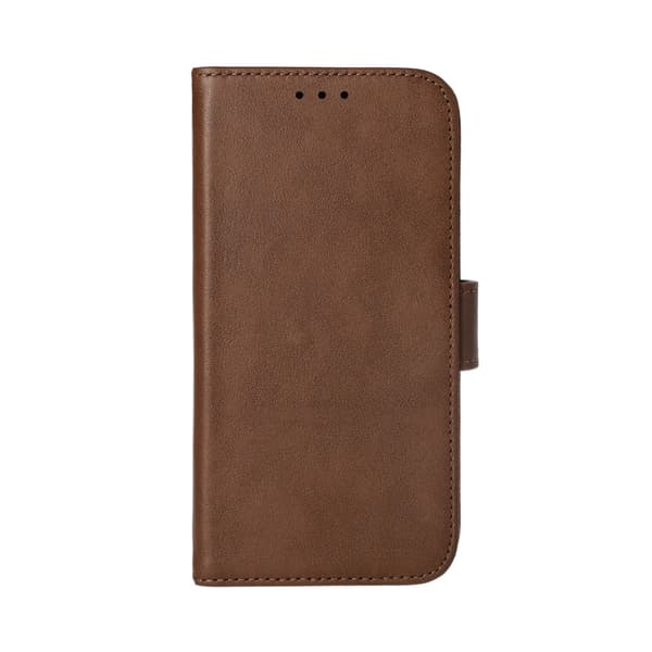iPhone 14 Plånboksfodral Läder Rvelon - Brun Brun