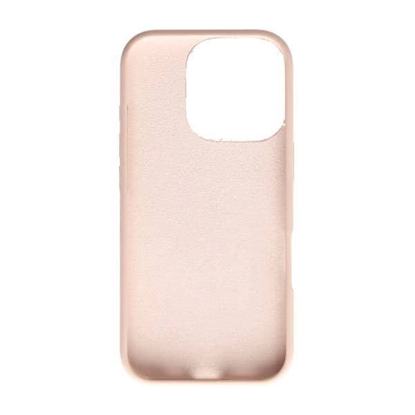 iPhone 16 Pro Silicone Mobile Case - Sand Pink Sand Rosa