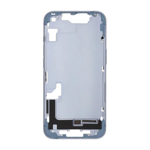 iPhone 14 Baksida med Komplett Ram OEM - Blå Blå