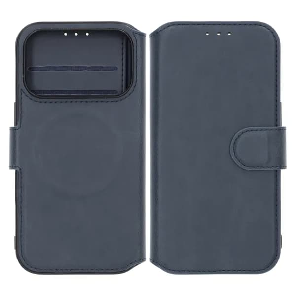 Rvelon Wallet Case for iPhone 17 Pro - Blue Blå