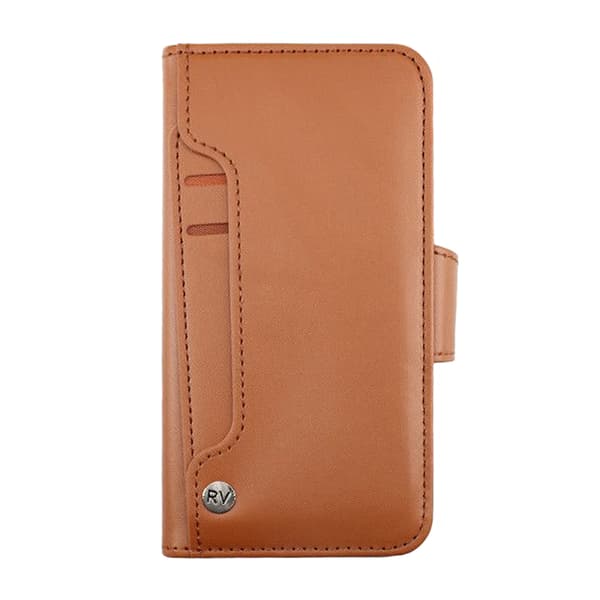 iPhone 11 Plånboksfodral Rvelon - Guldbrun Brun
