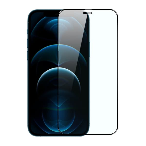 Rvelon Skärmskydd för iPhone 12 Pro Max - 3D Härdat Glas - Bulk Svart