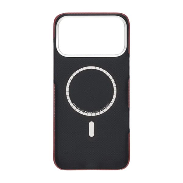 Kevlar Woven Magnetic Case - iPhone 17 Pro Max High-Rise Red Röd