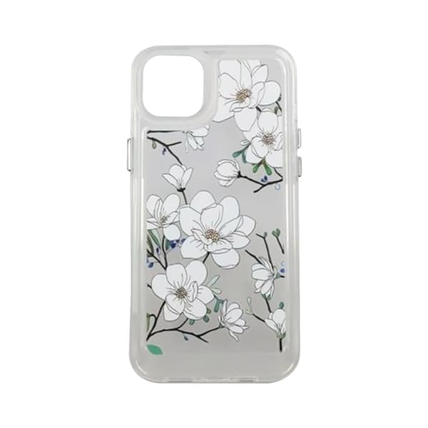 iPhone 14 Plus Mobilskal med motiv - Kvistar och Blommor Mönstrat
