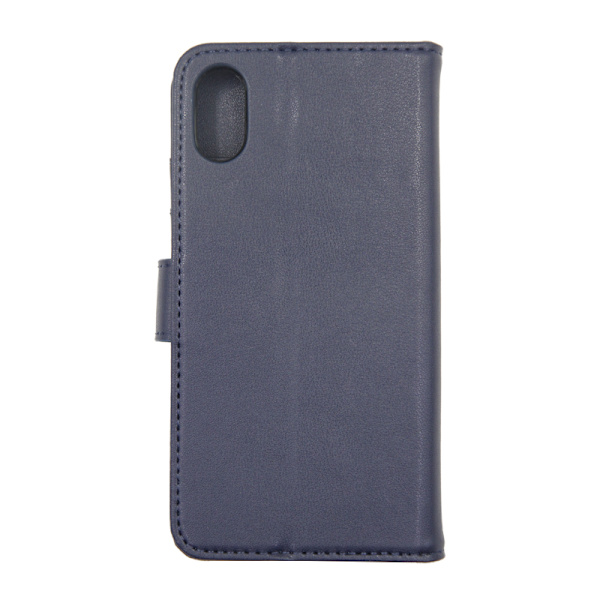 iPhone X/XS Plånboksfodral Magnet Läder med Stativ - Blå Blå