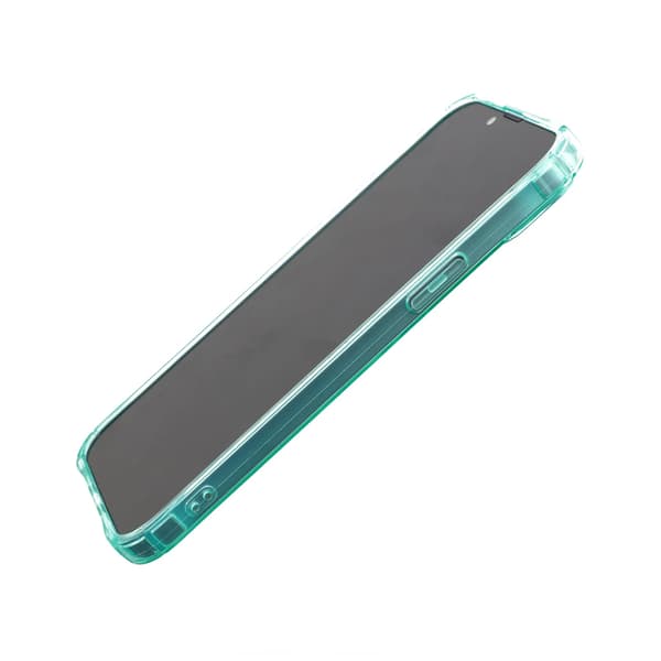 iPhone 14 Pro Shockproof Case with Card Holder - Green Grön