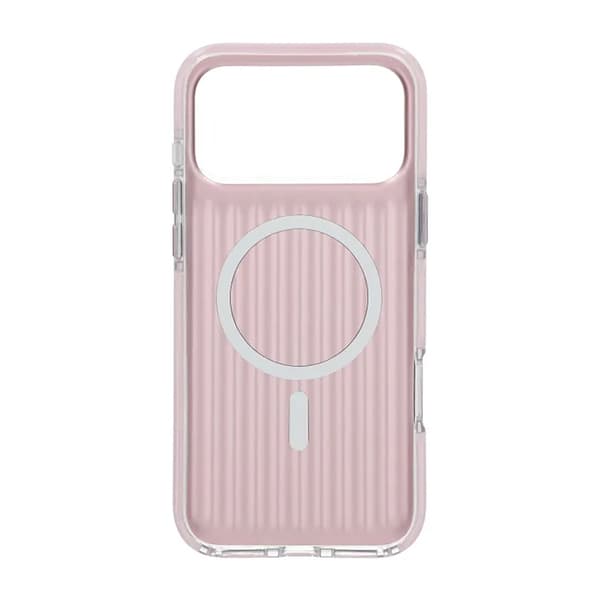 Corrugated Magsafe Mobile Case for iPhone 17 Pro Max - Pink Rosa