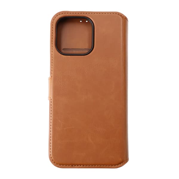 iPhone 15 Pro Max Plånboksfodral Magnet Rvelon - Brun Brun