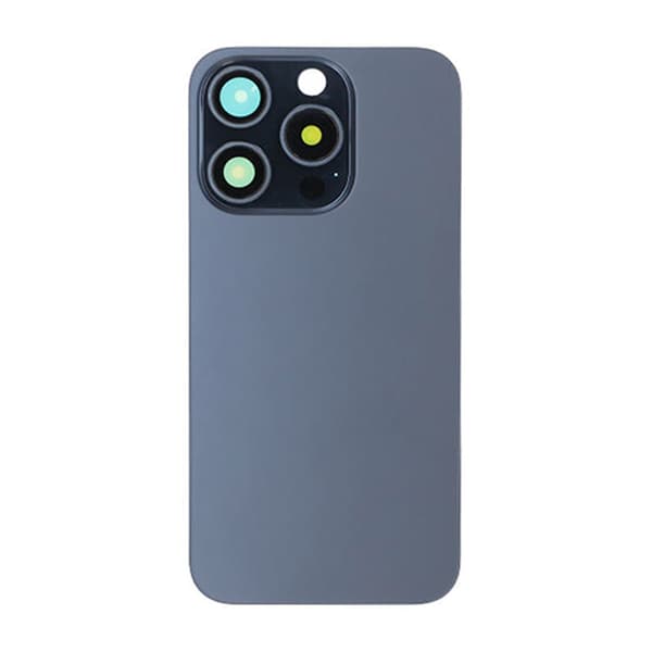 iPhone 15 Pro Baksida Glas med Magsafe Magnet - Blå Blå