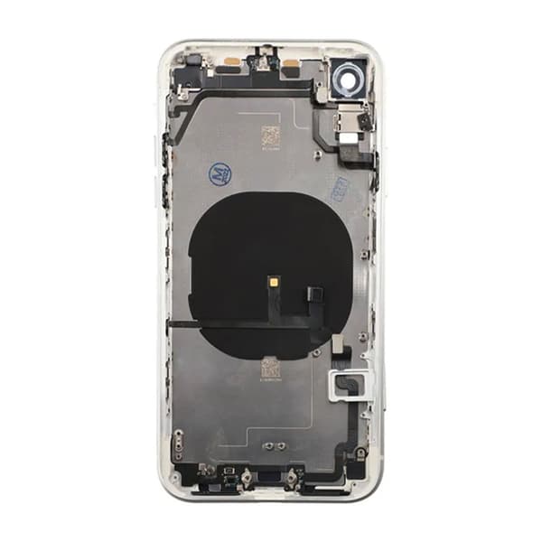 iPhone XR Back Cover Complete OEM White With Small Parts