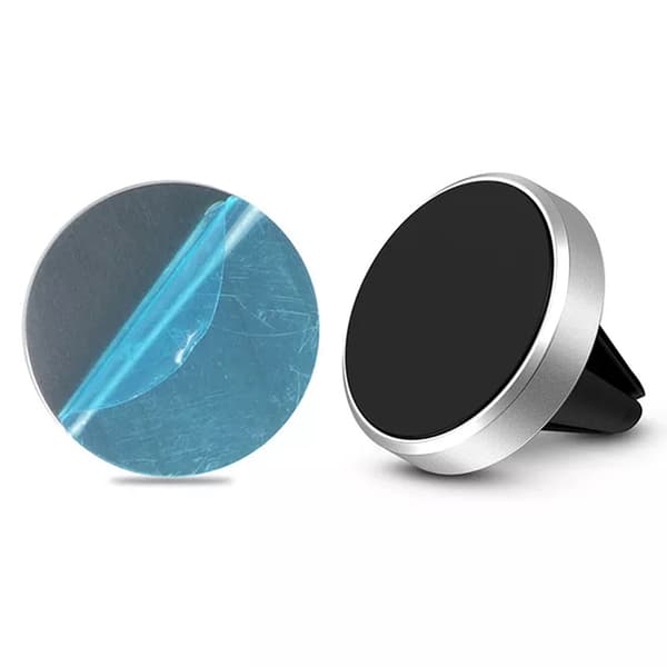 Mobile phone holder with magnet - Silver Silver