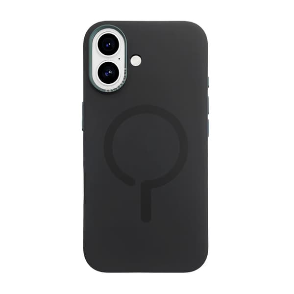 Metal Eagle Eye Liquid Magnetic Silicone Case iPhone 17 Black Svart