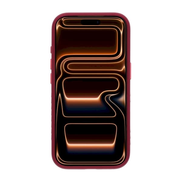 Mobilskal med roterande stativ och strass för iPhone 17 Pro Max och 18 Pro Max - Vinröd Burgundy