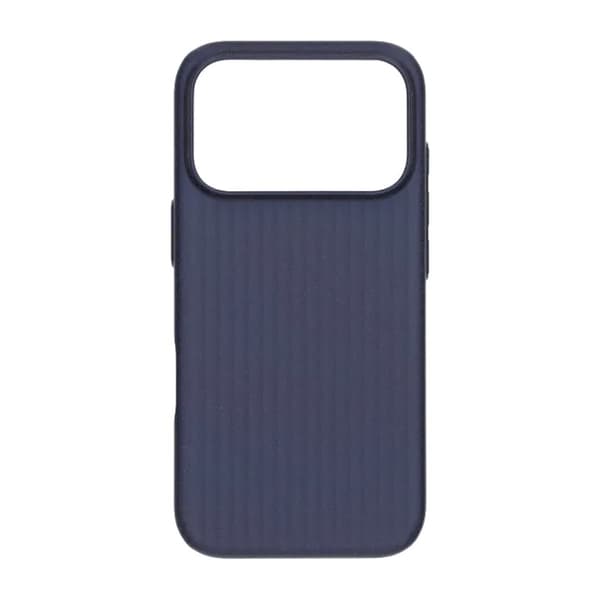 Corrugated Rock Sand Magnetic Case - iPhone 17 Pro Max Blue Blå
