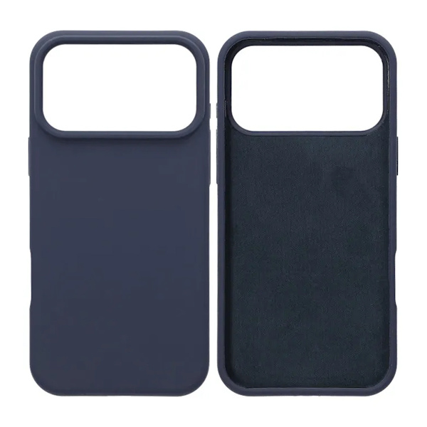 Silicone Case iPhone 17 Pro Max - Midnight Blue Dark Blue