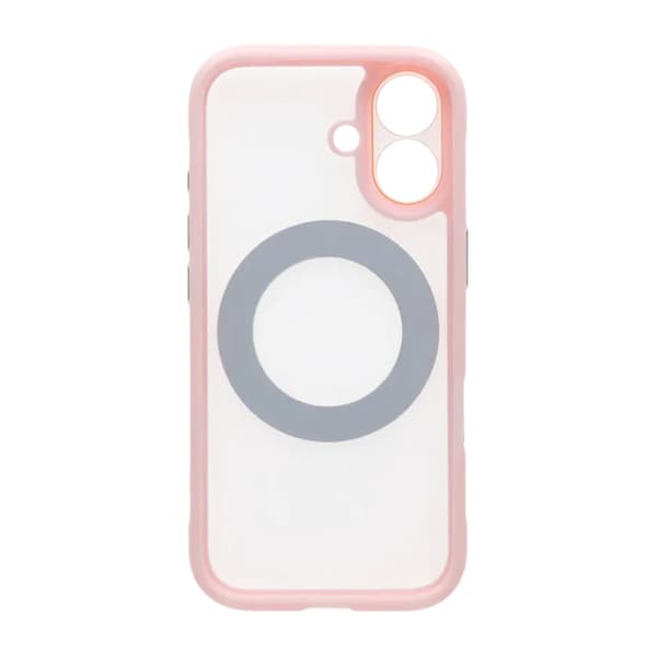 Skal med Roterbart MagSafe-Stativ för iPhone 17 - Rosa Rosa
