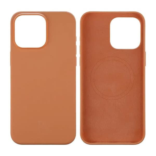 iPhone 15 Pro Max Silicone Case Rvelon MagSafe - Yellow Gul