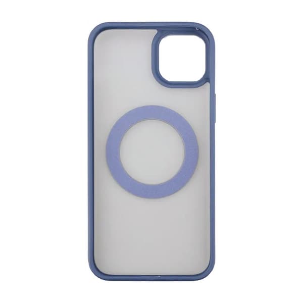 iPhone 15 Plus Case with MagSafe Stand Rvelon - Blue Blå