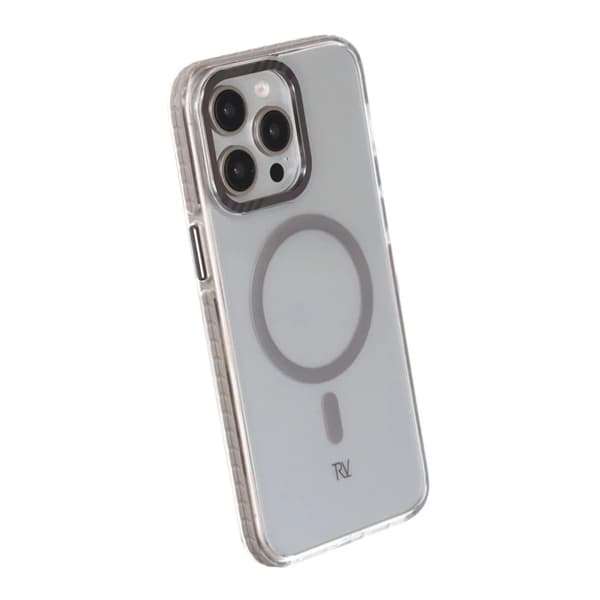 iPhone 15 Pro Rvelon Mobilskal Magnet Förstärkt - Grå Grå