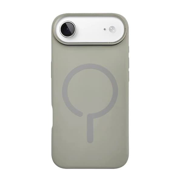 Mobilskal Silikon med Kamera Metallram för iPhone Air - Grå Grå