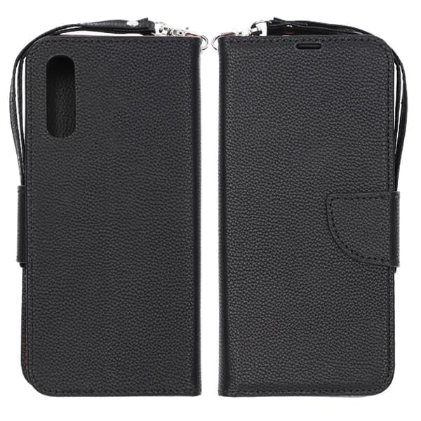 Samsung Galaxy A50 Wallet Case with Stand - Black Svart