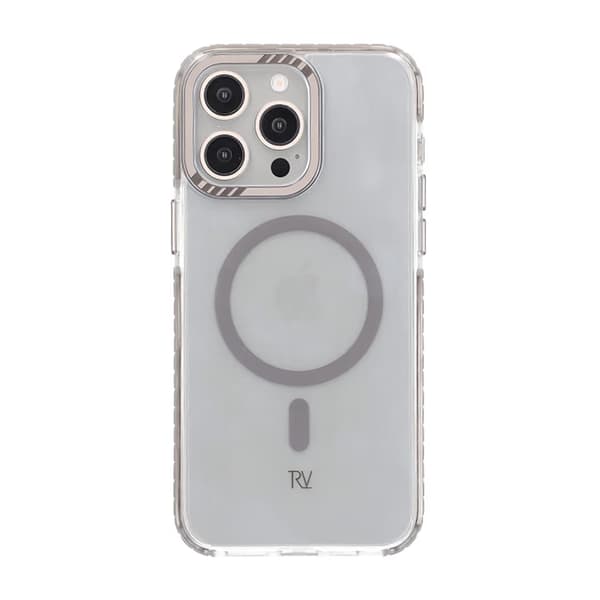 iPhone 15 Pro Max Rvelon Mobile Case Magnet Reinforced - Gray Grå