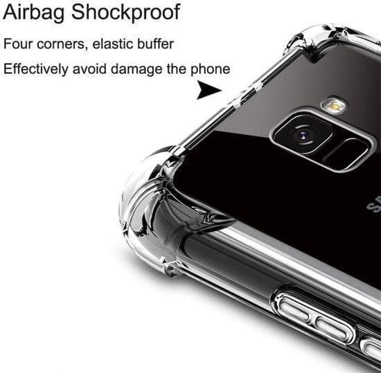 Shockproof Case Samsung Galaxy A6 Plus 2018 - Transparent Transparent