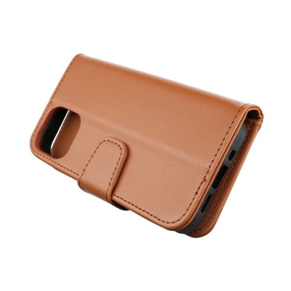 iPhone 13 Pro Plånboksfodral Extra Kortfack Rvelon - Guldbrun Brun