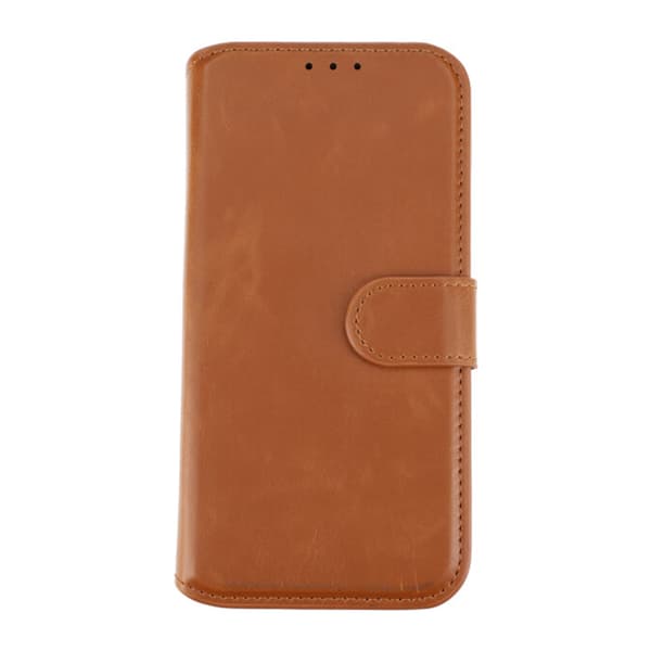 iPhone 15 Pro Plånboksfodral Magnet Rvelon - Brun Brun