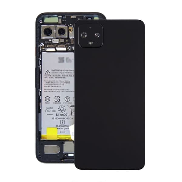 Google Pixel 4 Baksida Svart Svart