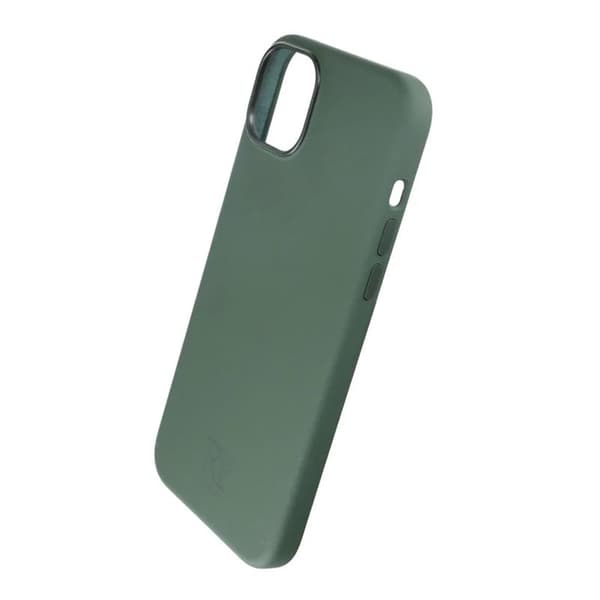 iPhone 15 Plus Silicone Case Rvelon MagSafe - Green Grön